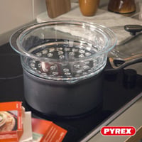 Pyrex Gőzölő Kosár Fedővel - Egészséges Főzéshez 9