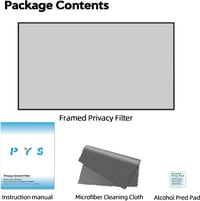 PYS 24 Inch Privacy Film 16:9 Monitor Önműködő Ragasztós Képernyővédő Anti-Glare Kékfény Szűrő 6