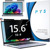 PYS mágneses adatvédő kijelzőszűrő laptophoz, kékfény- és tükröződésgátló - 15,6" 1