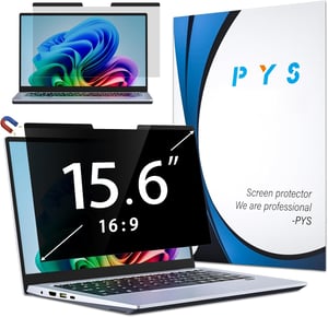 PYS magnetski filtar za privatnost za prijenosno računalo, protiv plavog svjetla i odsjaja - 15,6"