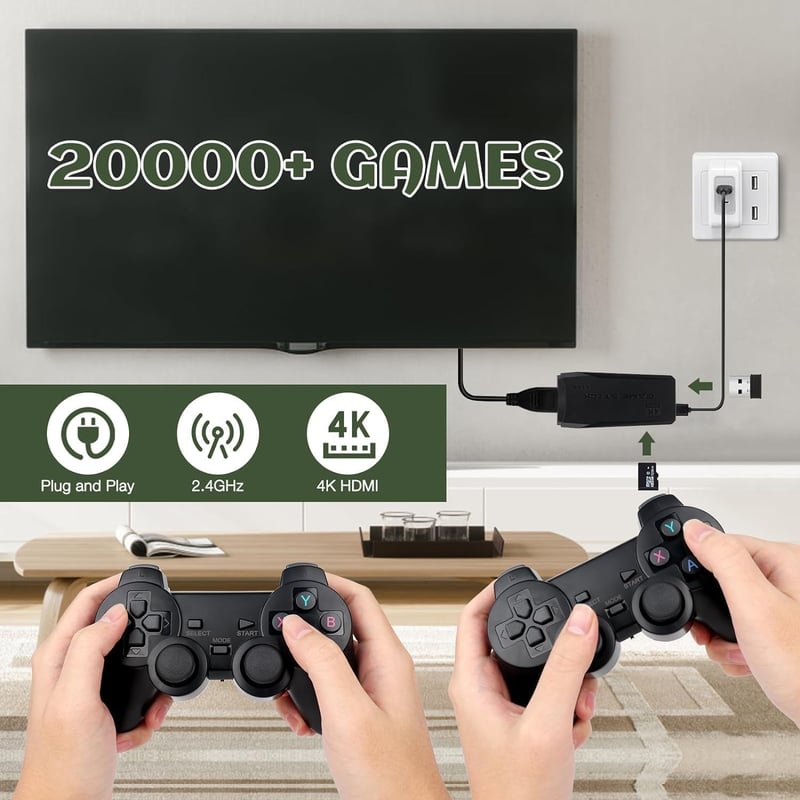 PZNETUE Retro Játékkonzol 21700+ Játékkal - HDMI TV Csatlakozás, 2 Kontrollerrel, 8+ Korosztálynak, Családi Kiadás

AI: I've created a Hunga