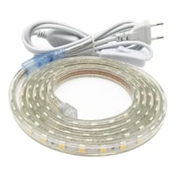 Q.Laomi 230V LED traka 1 m, IP65 vodootporna, 60 LED/m, s prekidačem, samoljepljivo osvjetljenje za kuhinju, ormare, police, iza TV-a, 6000K hladno bijela 1