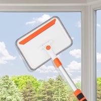 Qaestfy Falisztító és padlótisztító 122cm teleszkópos nyéllel, 4 párnával 8