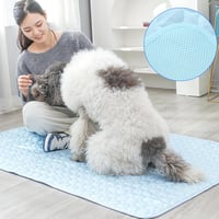 Qaziuy Önhűtő Kutyamatrac 70x55cm - Nyári Hűtőpad Kutyáknak és Macskáknak 4