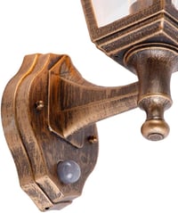 Qazqa Classic Antique arany kültéri fali lámpa mozgásérzékelővel IP44 2