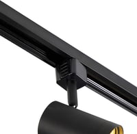 QAZQA Sistem modern de șină negru cu 10 spoturi - Soclu GU10, Dimabil, 500 cm, Aluminiu, Iluminat Interior pentru Living, Bucătărie, Dormitor 7