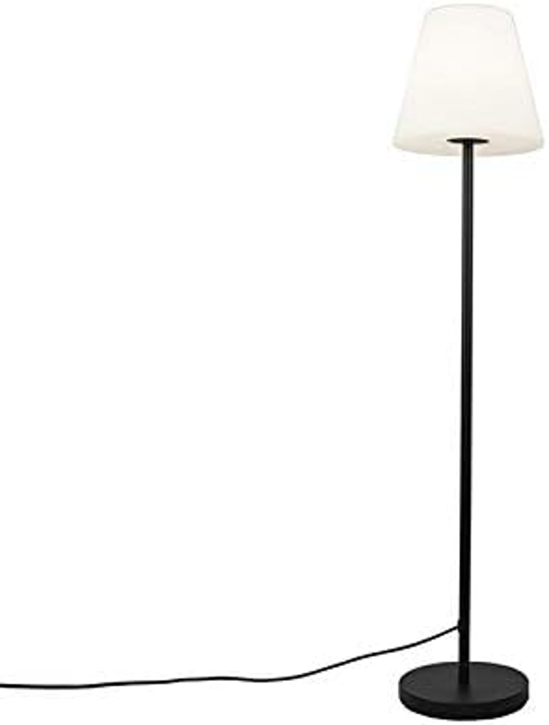 Qazqa Virginia kültéri állólámpa fekete 35cm IP65 LED E27