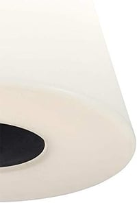 Qazqa Virginia kültéri állólámpa fekete 35cm IP65 LED E27 6