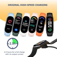 QEINZOY Xiaomi Mi Band 5/6/7 és Amazfit Band 5 USB töltőkábel 100cm 5