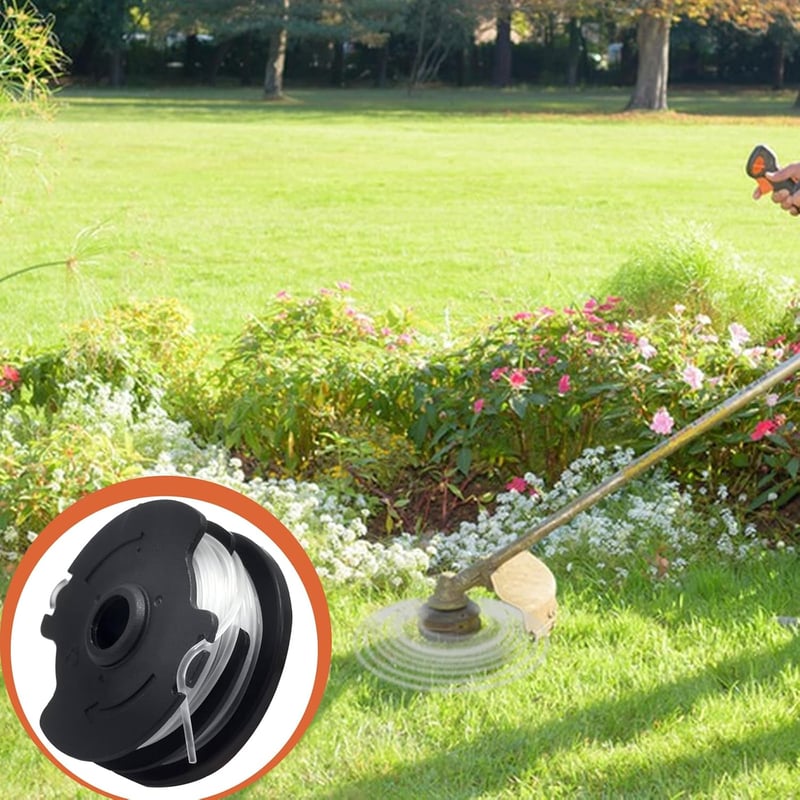 QENETY 1,6mm Fűkasza Damil Tekercs Parkside PRTA 20-Li B2 PRT 550 Kompatibilis 10db