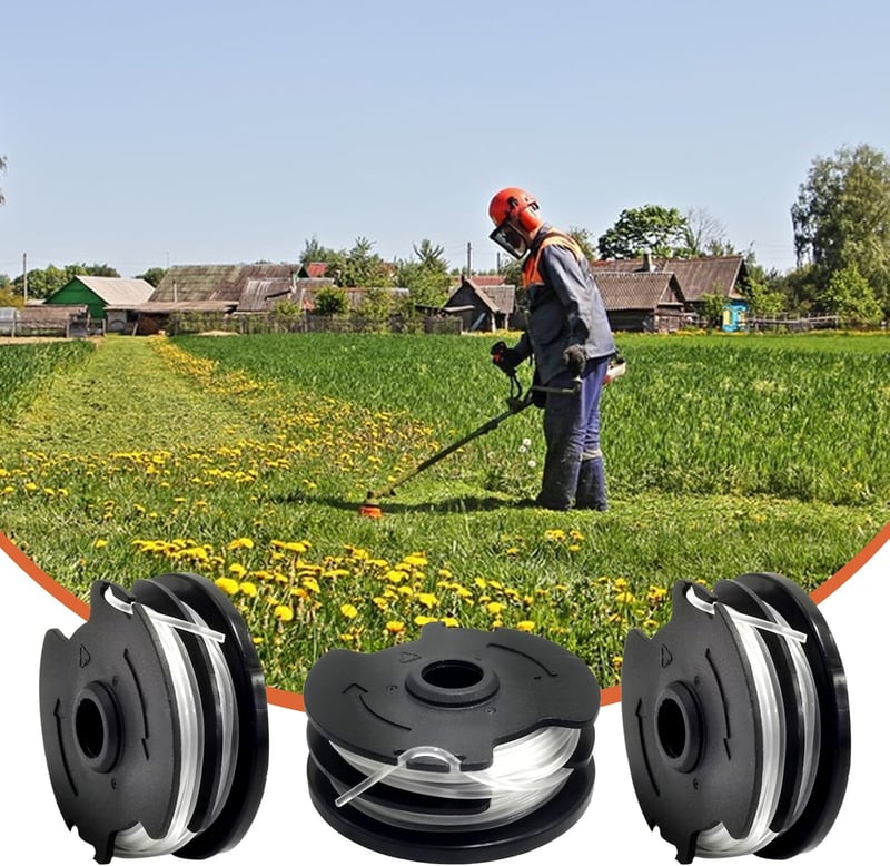 QENETY 1,6mm Fűkasza Damil Tekercs Parkside PRTA 20-Li B2 PRT 550 Kompatibilis 10db