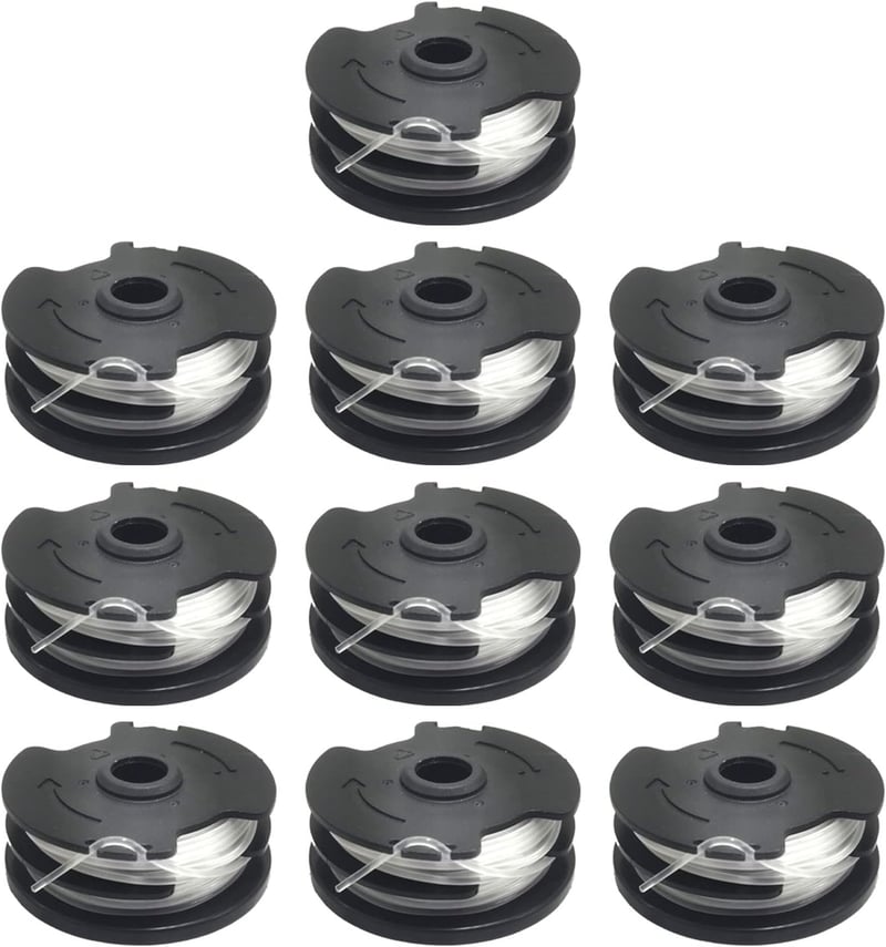 QENETY 1,6mm Fűkasza Damil Tekercs Parkside PRTA 20-Li B2 PRT 550 Kompatibilis 10db