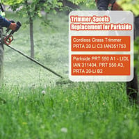 QENETY 1,6mm Fűkasza Damil Tekercs Parkside PRTA 20-Li B2 PRT 550 Kompatibilis 10db 5