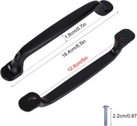 QH-Shop Alumínium Bútor Fogantyú 10db Konyha Szekrény Gardrób Kilincs 128mm 4