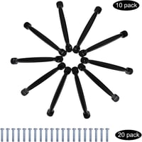 QH-Shop Alumínium Bútor Fogantyú 10db Konyha Szekrény Gardrób Kilincs 128mm 7