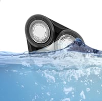 QHYSS Kerek Borotvafej Philips 5000 és 6000 Sorozathoz - Kompatibilis Cserefej Körkéses Borotvákhoz, Nem Kompatibilis Ötszögű Modellekkel 8