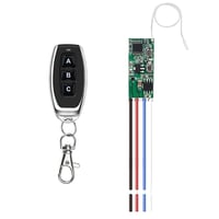 QIACHIP 433 MHz RF Relé Diaľkové ovládanie 12V DC Motor Modul Prijímač Vysielač s Jednotkou pre Elektrické Závesy Zámky 1
