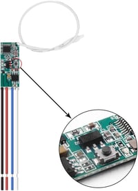 QIACHIP 433 MHz RF Relé Távirányító 12V DC Motor Modul Vevő Adó Egységgel Elektromos Függönyökhöz Zárakhoz 5