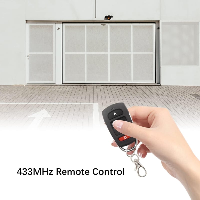 QIACHIP Garázskapu Távirányító 433 MHz Klónozó Másoló Kulcstartó Adó Duplikátor Vezeték Nélküli Kapunyitó Remote