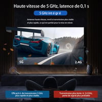 Bezdrôtový HDMI dongle QIDUHUQI 5G, 4K adaptér, zrkadlenie obrazovky Miracast/AirPlay/DLNA pre zariadenia iPhone, Android, Windows, Mac na TV, 2