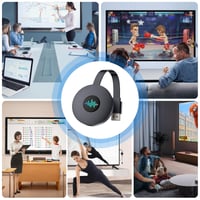 Bezdrôtový HDMI dongle QIDUHUQI 5G, 4K adaptér, zrkadlenie obrazovky Miracast/AirPlay/DLNA pre zariadenia iPhone, Android, Windows, Mac na TV, 7