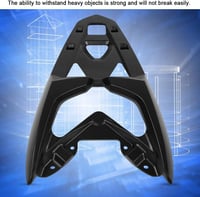 Qiilu Motorkerékpár Hátsó Csomagtartó Nmax 155 125 Topcase Tartó 3