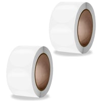 Qikaara okrúhle priehľadné nálepky 1000 ks, 3 cm samolepiace štítky, priehľadné okrúhle tesniace bodové nálepky na balenie a obálky 1
