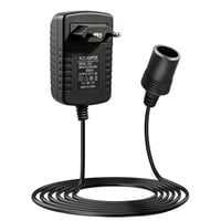 Qilomor 36W sieťový adaptér do autozapaľovača, AC 220V/230V - DC 12V 3A transformátor pre auto ventilátor, vysávač, zvlhčovač a kompresor, čierny 1