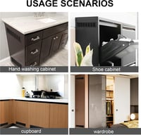 QIMEI-SHOP Alumínium téglalap szellőző rács elszívó rács korrózióvédelemmel fekete 30 x 8 cm szekrényhez hálószobába 7