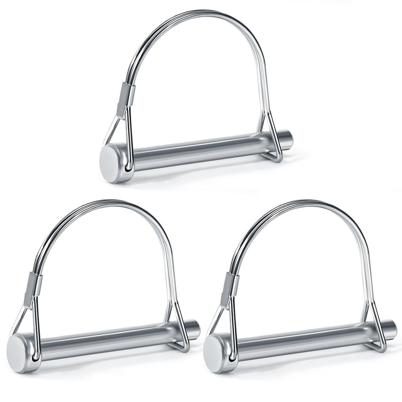 QIMEI-SHOP Biztosító Csap M10x70mm Galvanizált Traktor Pótkocsira 3db