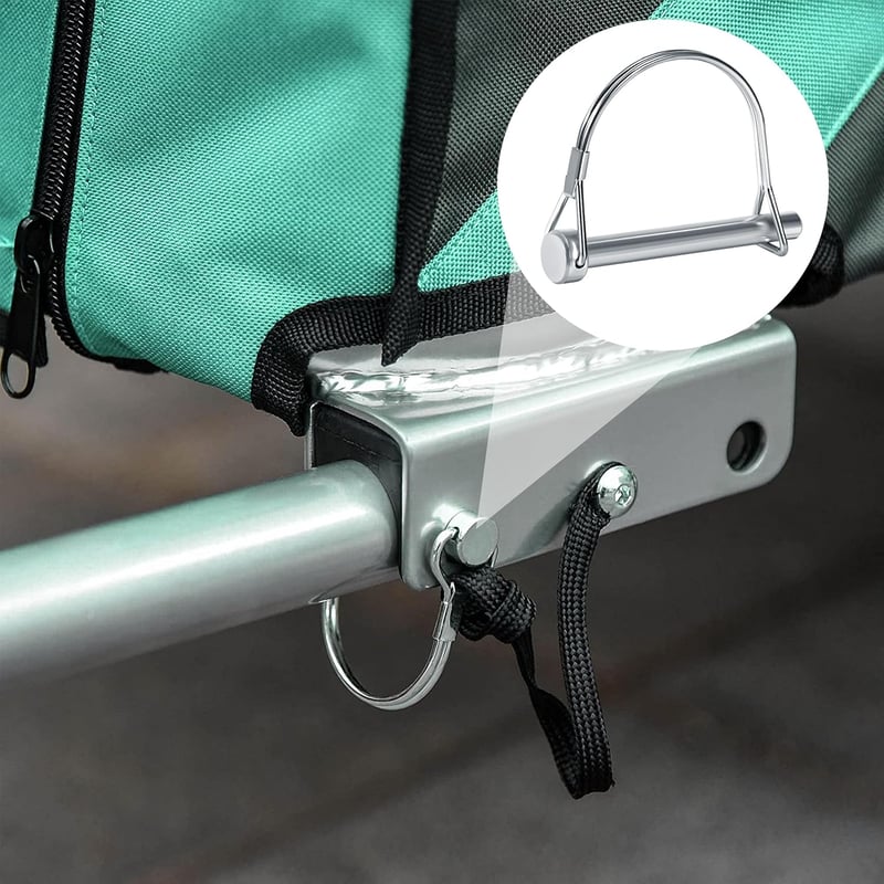 QIMEI-SHOP Biztosító Csap M10x70mm Galvanizált Traktor Pótkocsira 3db