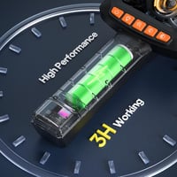 Endoskopická kamera Qimic so svetlom, 1080P HD, 8 LED diód, 2,4-palcový IPS displej, IP67, 2x zoom, polotuhý kábel 5 m, 2000 mAh batéria 4