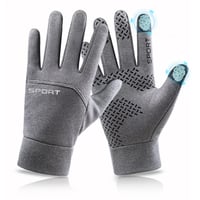 Zimné športové rukavice QINFEN YUNDOU s dotykovou plochou, vodoodolné - sivé - veľkosť XL 1
