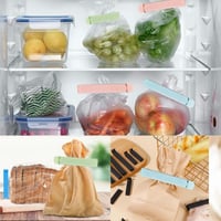 Set 30 cleme de închidere qingmeng, 15 cm și 12 cm, cleme colorate pentru pungi, cleme de bucătărie de dimensiuni mari pentru păstrarea prospețimii alimentelor 2