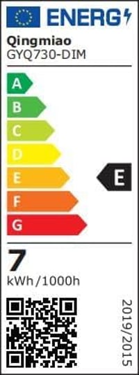 Qingmiao LED Beépíthető Spotlámpa 7W Dimmelhető IP44 Fürdőszoba Konyha 6db Ezüst 9