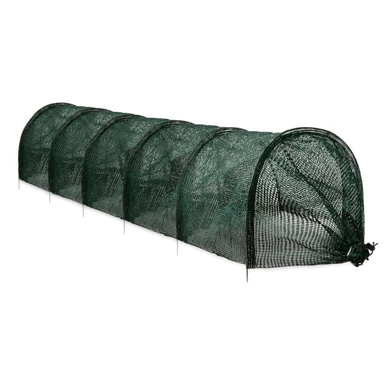 QIODAZOO Sieť proti hmyzu, kryt na rastliny, tunel, zelená, na zeleninu, ovocie, kvety, záhrada 45 x 300 cm