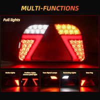 Qiping LED utánfutó hátsó lámpa 12V/24V, IP67, E-mark - 2 db 7