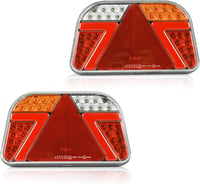 Qiping LED utánfutó hátsó lámpa 12V/24V, IP67, E-mark - 2 db 1