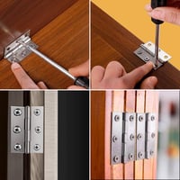 qipuneky 24 db Rozsdamentes Acél Zsanér 66 mm - Összecsukható Ajtópánt Csavarokkal, Ezüst Színű Bútorpánt Ajtókhoz

AI: I've created a Hunga 4