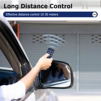 Telecomandă pentru ușă de garaj QIQIAZI 433,92 MHz, 4 canale, compatibilă cu Genius Echo TX4 RC, transmițător de schimb, 2 bucăți 4