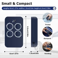 Telecomandă pentru ușă de garaj QIQIAZI 433,92 MHz, 4 canale, compatibilă cu Genius Echo TX4 RC, transmițător de schimb, 2 bucăți 3