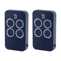 Telecomandă pentru ușă de garaj QIQIAZI 433,92 MHz, 4 canale, compatibilă cu Genius Echo TX4 RC, transmițător de schimb, 2 bucăți 1