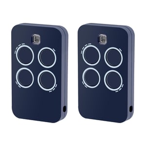 Telecomandă pentru ușă de garaj QIQIAZI 433,92 MHz, 4 canale, compatibilă cu Genius Echo TX4 RC, transmițător de schimb, 2 bucăți