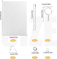 QIQN Zsugorodó Fólia Szett 20db Gyerekeknek DIY Kreatív Kézimunka Anyag 5