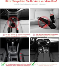 Organizator universal pentru cotieră consolă centrală auto Qirc, spațiu între scaune, suport pentru cot, negru 2