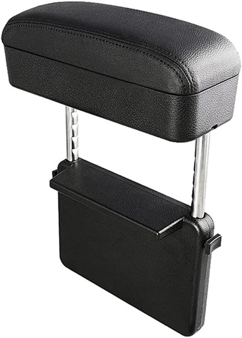 Organizator universal pentru cotieră consolă centrală auto Qirc, spațiu între scaune, suport pentru cot, negru