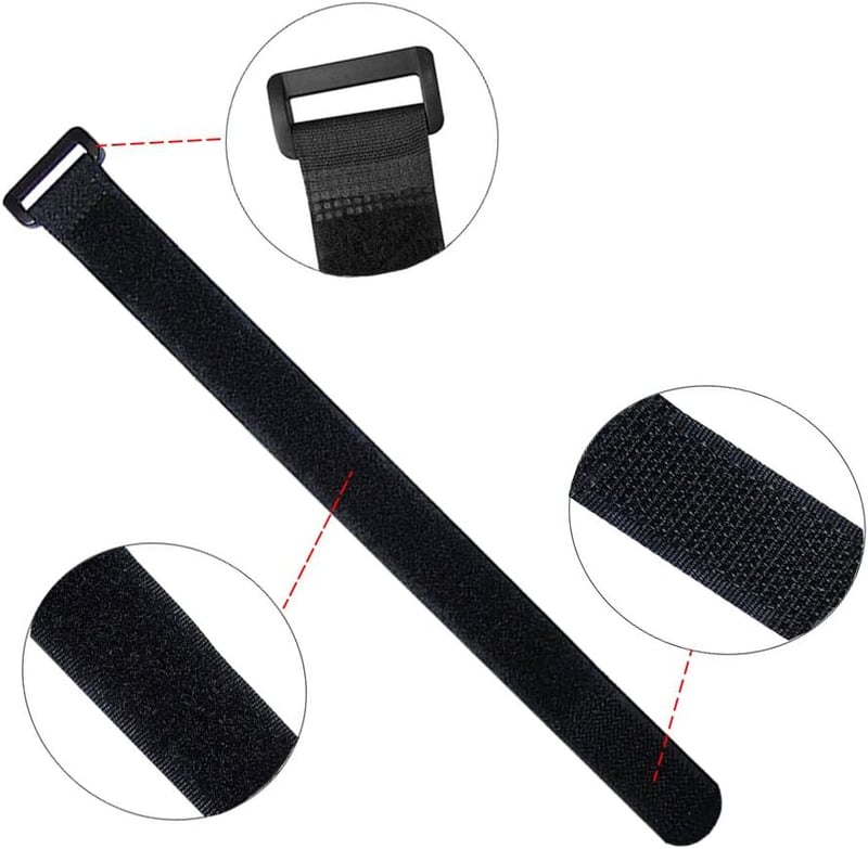 QitinDasen 30 db Nylon Kábelkötegelő Szett, Újrafelhasználható Kötözőpántok, 6 Szín