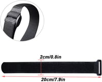QitinDasen 30 db Nylon Kábelkötegelő Szett, Újrafelhasználható Kötözőpántok, 6 Szín 3
