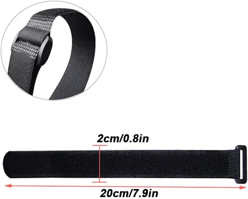 QitinDasen 30 db Nylon Kábelkötegelő Szett, Újrafelhasználható Kötözőpántok, 6 Szín