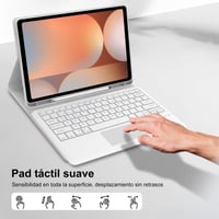 Puzdro s klávesnicou Qivxinnie pre tablet Samsung Galaxy Tab S10+/S9+/S9 FE+ 12,4 palca – Ochranné puzdro so zabudovanou klávesnicou 5